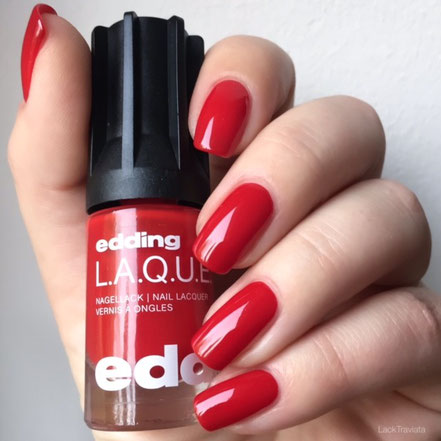 swatch edding L.A.Q.U.E. real red 163