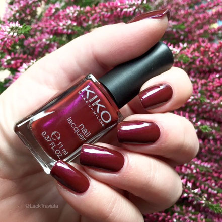 swatch KIKO 498 Pearly Cherry Purple