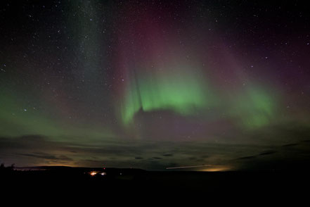Polarlicht, Porsangerfjord, Norwegen