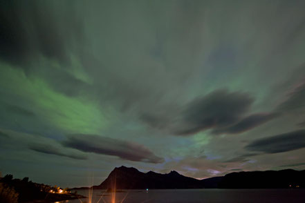Sørfjord, Polarlicht, Norwegen