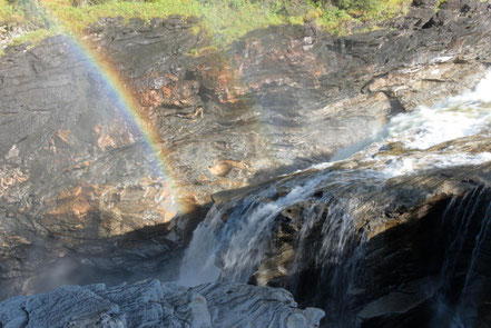 Formofossen, Norwegen, Wasserfall, Regenbogen