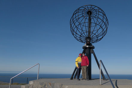 Nordkap, Norwegen, Andrea, Jürgen