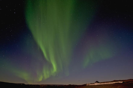 Polarlicht, Hemningberg, Norwegen
