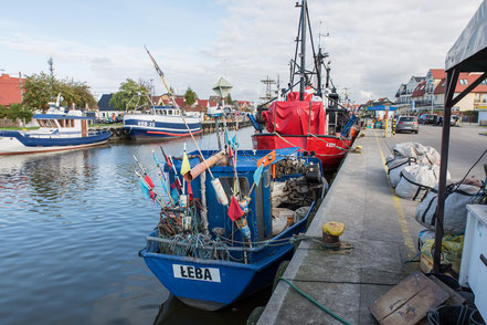 Fischerboote, Leba