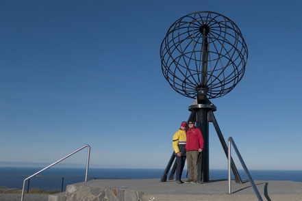 Nordkap, Norwegen, Andrea, Jürgen