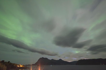 Sørfjord, Polarlicht, Norwegen