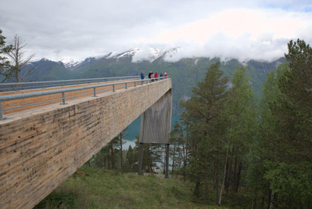 Stegastein, Aurlandsfjellet, Norwegen