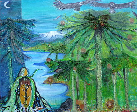 Paz treuquil (2014), 60x75cm.  