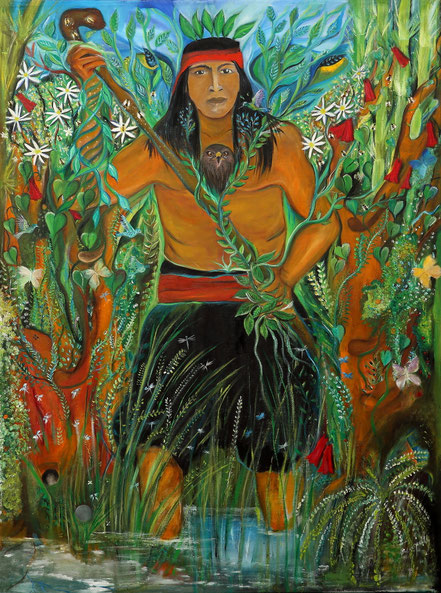 Paz Treuquil (2018), 90x120 cm.