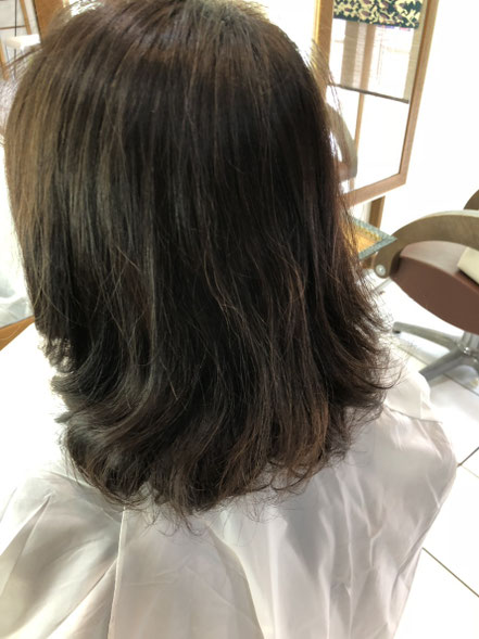 プラチナグロストリートメントをする前の画像