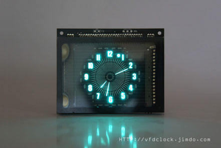   15  Jun USB Powered VFD48 Analog-style Unique Round VFD Clock 