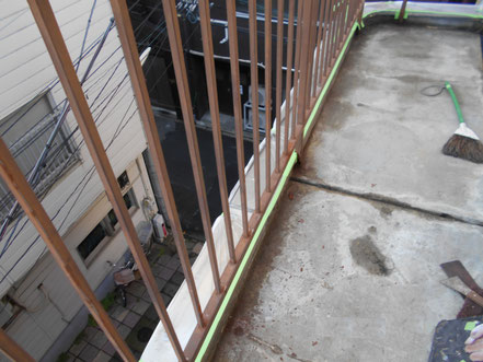 マンションベランダ工事前