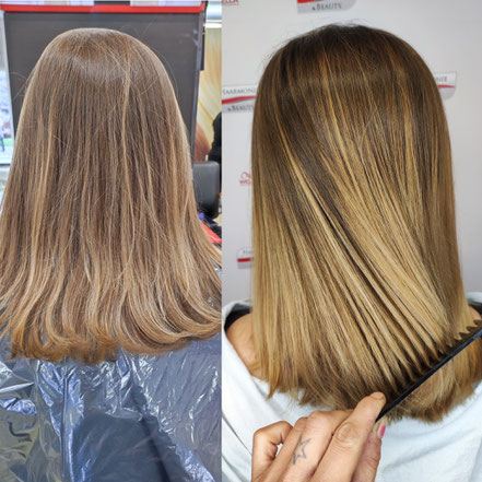 Balayage Olaplex Friseur Hellersdorf