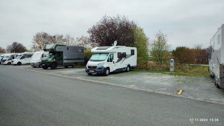 Stellplatz auf dem Phoenix Wohnmobilhafen 