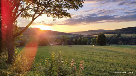 Sonnenuntergang in Hohenberg a.d.Eger