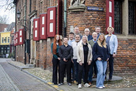 De top 11 kandidaten van Stadspartij Doesburg voor de gemeenteraadsverkiezingen