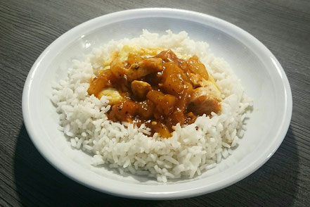 Hähnchen-Ananas-Curry