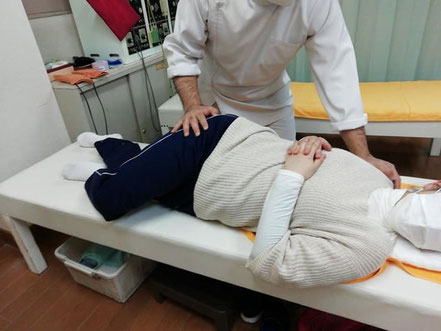 腰部の調整