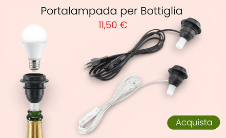 Portalampada per bottiglia E27