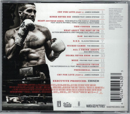 Southpaw Soundtrack - Eminem - Shady Records - Universal Music - kulturmaterial - Cover Back