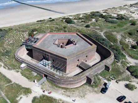 vue aérienne du fort