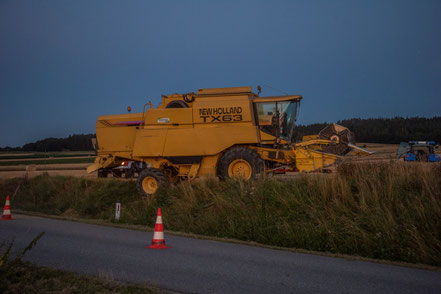 ... zurück auf das Feld.