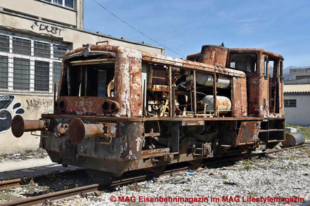 JŽ 731 - HŽ 2131 028 ausgemustert im Lokdepot Solin 06.04.2026 © MAG