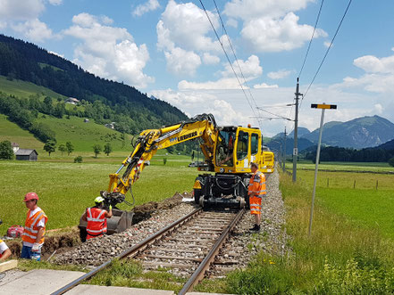 2-Wege Bagger Bad Mitterndorf 06.06.2018 © MAG
