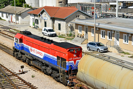 HZ Cargo 2062.112 in Solin bei Split, Kroatien