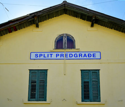 Split Predgrade, Abstellbahnhof und ein Panzerzug