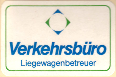 Ansteckschild ÖVB Liegewagenbetreuer 80er Jahre © Fotograf M.A. Grandits