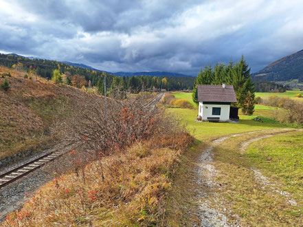 Schrankenwärterhäuschen Nr. 14 Bad Mitterndorf 30.10.2025 © MAG