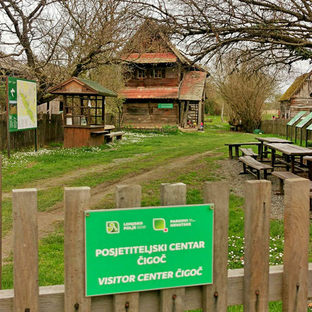 Čigoč Informationsbüro, Souveniershop & Museum im Naturpark Lonjske Polje, Kroatien
