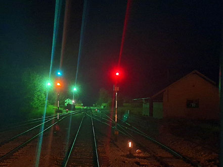 Ausfahrtsignal Bahnhof Licko Lesce 03.08.2024 © MAG Foto M.A. Grandits