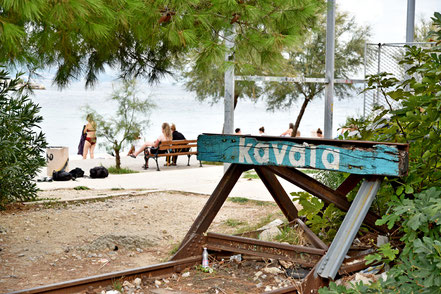 Split, der Prellbock am Strandbad der Adria