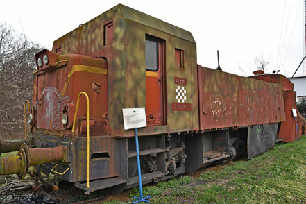 Panzerlokomotive JŽ / HŽ 2132-045 732-159 HŽM Zagreb