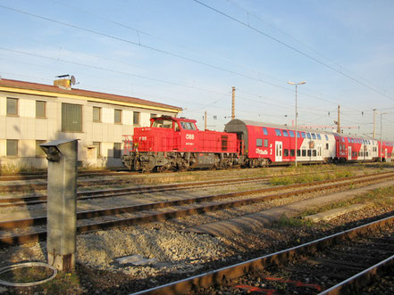 Wien Südbhf. Südseite Abstellgruppe 2070 064-7 Verschub 19.11.2009 © MAG - M.A.Grandits