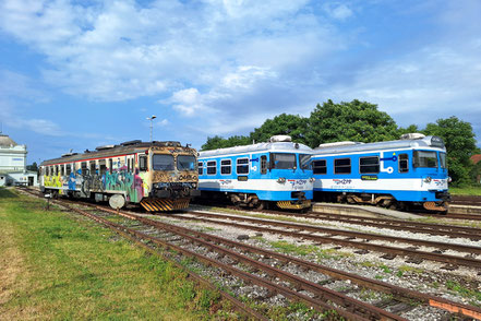  HŽ 7122.014 + 7121.005 + 014 Varaždin 08.06.2025 © MAG Eisenbahnmagazin