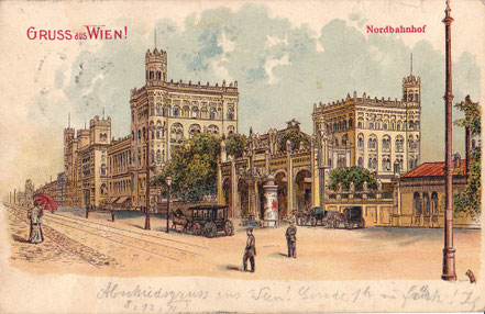 Wien Nord - Bahnhof © AK Archiv MAG Eisenbahnmagazin im MAG Lifestyle Magazin