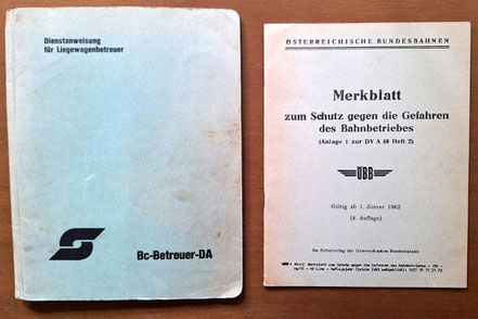 Dienstanweisung der ÖBB für Liegewagenbetreuer der ÖBB und des ÖVB