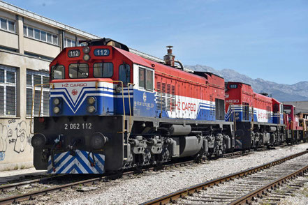 HŽ 2062 112 + 113 Solin am 06.04.2026 © MAG 