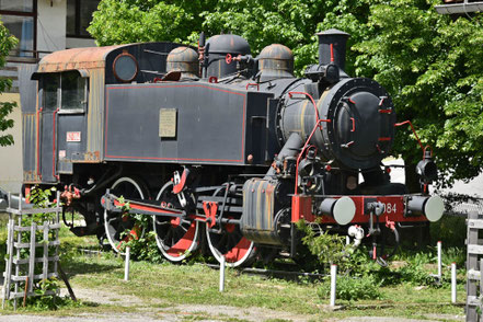 JŽ 62-084 Gracac 10.05.2024 Denkmallokomotiven des Kroatischen Eisenbahnmuseums