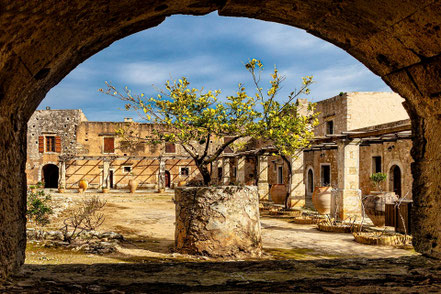 Kreta, Kloster Arkadi nahe Rethymno - Fotocredit Pixabay, Fotograf Burjuva