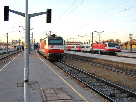 Wien Südbhf. Ostseite 1014 004-4 + 010-1 19.11.2009 © MAG - M.A.Grandits