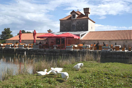 Restaurant Mlinice Pantan im ornithologischen und ichthyologischen Reservat Pantan bei Trogir