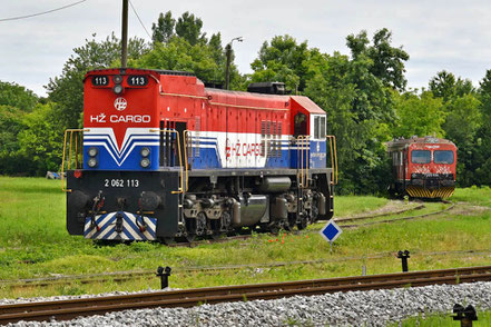  HŽ Cargo 2062.113 Zf. Bhf. Varaždin 30.05.2025 © MAG Eisenbahnmagazin
