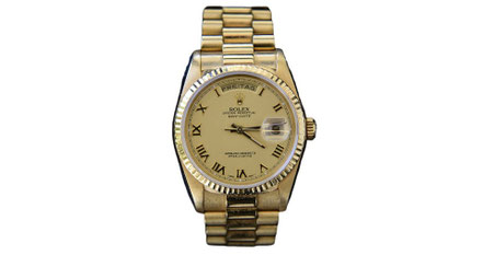 Rolex Day-Date Oyster Perpetual in Gold mit President Armband © MAG Lifestyle Magazin