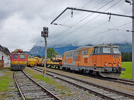 ÖBB X 552 106-7 & RTS/Swietelsky 2143.005 Bad Mitterndorf 22.07.2018 © MAG