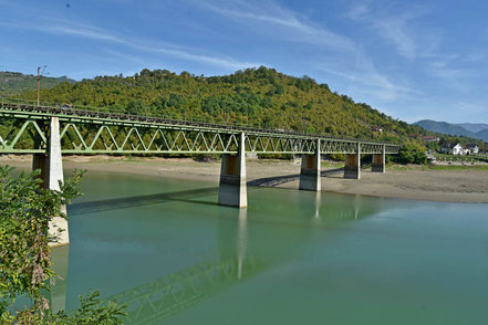 Eisenbahnbrücke Čelebići über die Neretva