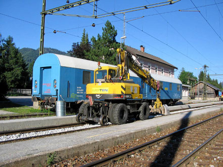 SKL X 986 182-4 + GySEV 9983004-3 Bad Mitterndorf 19.08.2008 © MAG